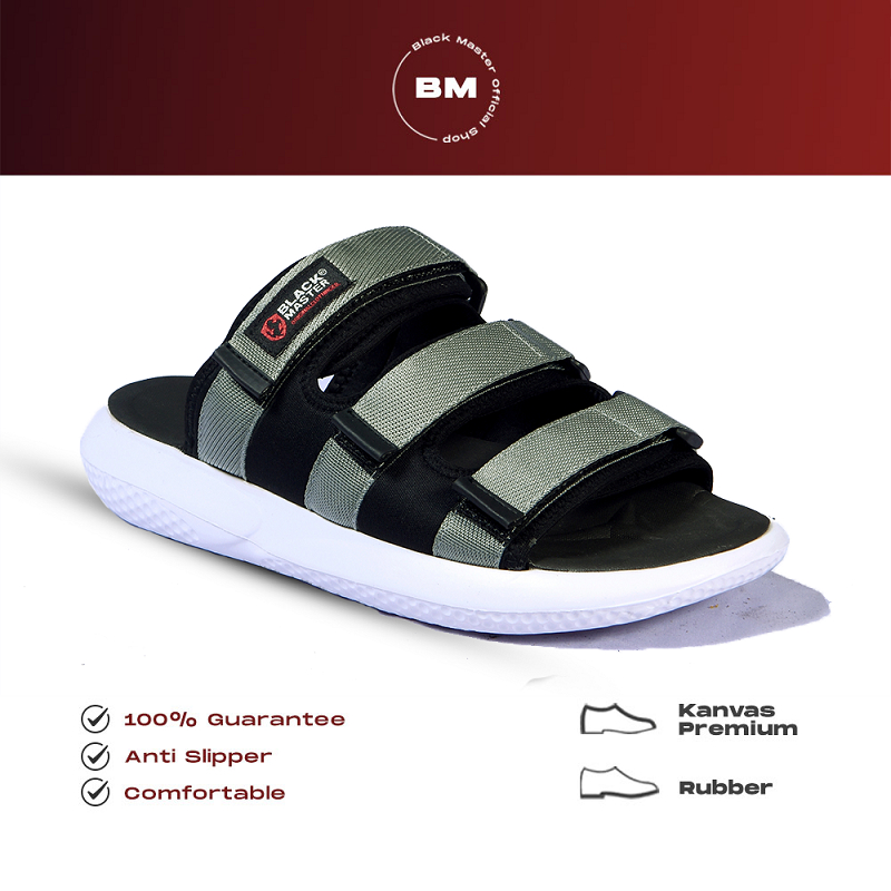 รองเท้าแตะ MASTER Pylon สีดํา 03 สไลด์