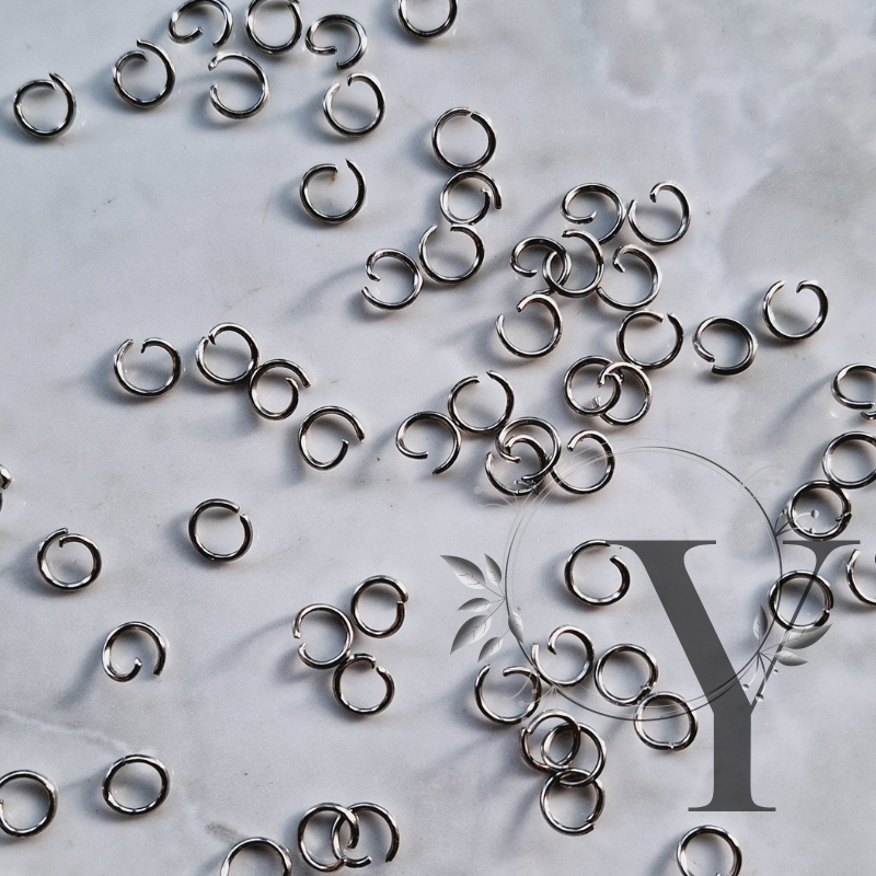 OPEN O-RING CONNECTION RING 0.7 CM / 0.8 CM 100 ชิ้น