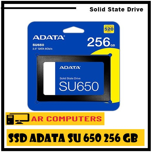 Ssd ADATA SU650 256GB SATA III