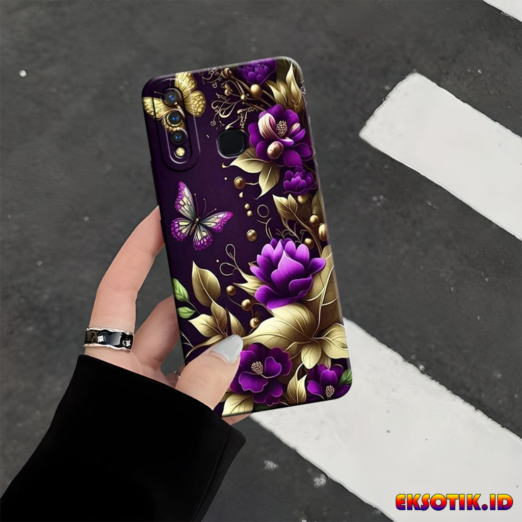 VIVO Y19 กรณี Eksotik.id VIVO Y19 ปลอก VIVO Y19 ซิลิโคนโทรศัพท์มือถือผิวอุปกรณ์เสริม VIVO Y19 Hardca