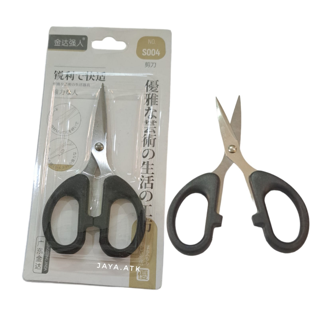 กระดาษอเนกประสงค์ SCISSORS 12CM 818 สแตนเลส SCISSORS ด้ามสีดํา
