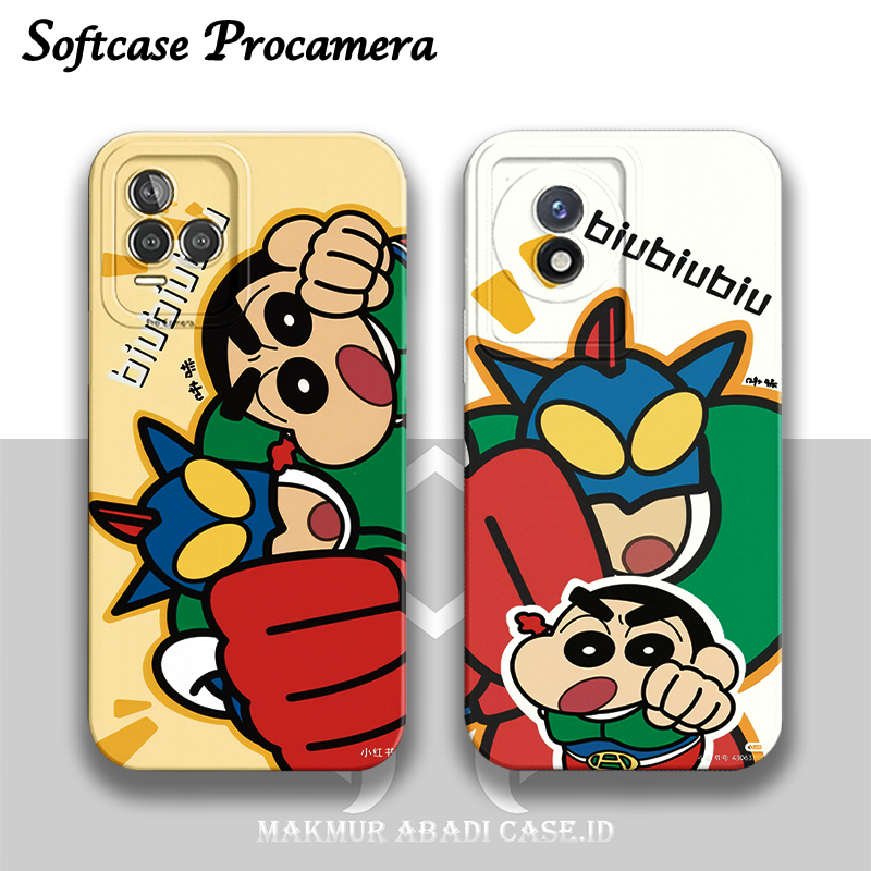 SOFTCASE PROCAMERA COUPLE REALME 8 REALME 7 REALME 5 REALME 6 9 NARZO 30A REALME C11 C20 2021 C35 C5