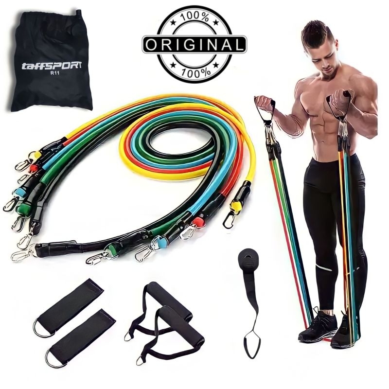 TAFFSPORT ORIGINAL PILATES RESISTANCE BAND FITNESS EQUIPMENT HOME GYM HOME EXERCISE