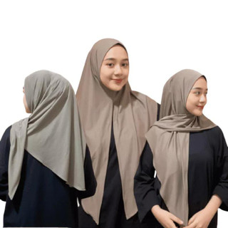 Instant JERSEY Triangle HIJAB Premium Instant Malaya Triangle