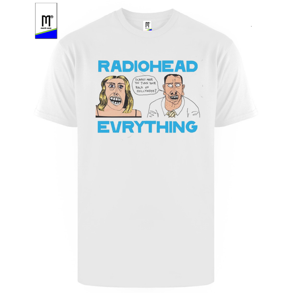 เสื้อยืดวงดนตรี Evrythg Radiohead Built Up