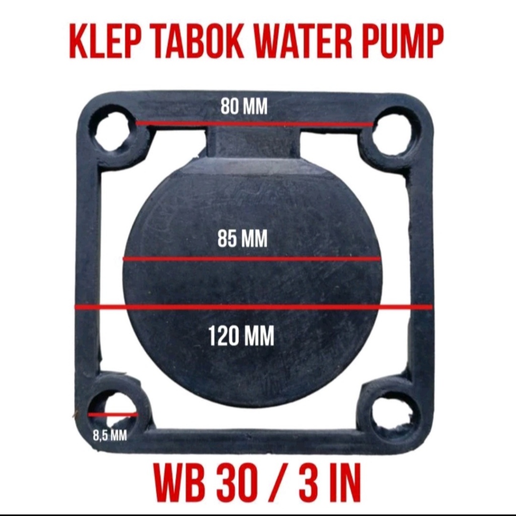 ยางแท็บวาล์ว wb30 เช็ควาล์ว 3 นิ้ว wb30 WP30 3 นิ้ว kosin