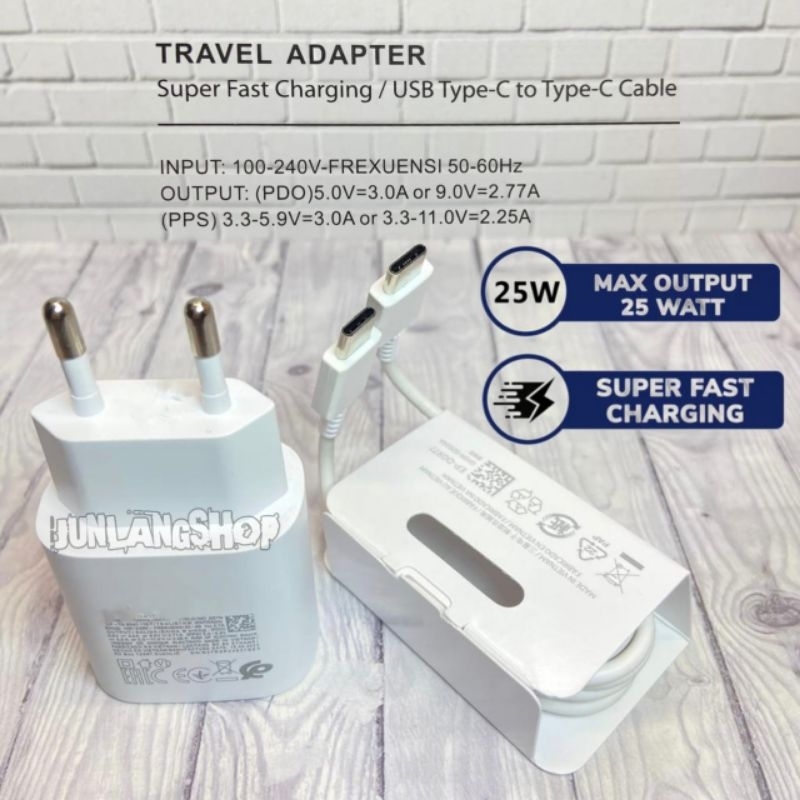 Original S4msung Charger M23 M33 M53 A33 A53 A73 5G 25W 45W 100% สาย C ถึง C
