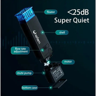 Skimmer Akuarium Aquarium surface Internal Filter Oksigen - Cherlam