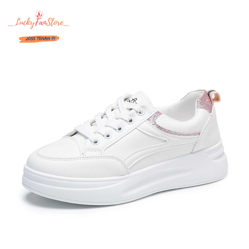 Luckyfanstore รองเท้าผ้าใบลําลองผู้หญิง Cania - B26