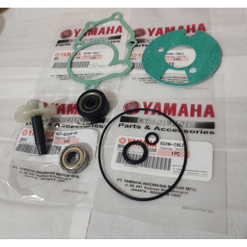 ชุดปั๊มน้ําแพคเกจ WATERPUMP AS FAN SEAL SIL BERING PACKING RADIATOR MX KING R15 VIXION OLD NEW MX OLD NEW