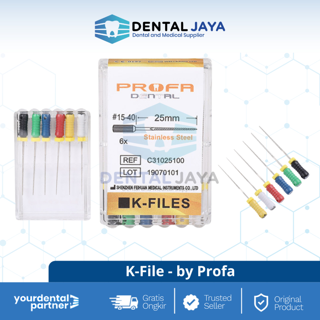 Profa Dental Kfile K File Psa Needle Endo 06 08 10 15-40 45-80