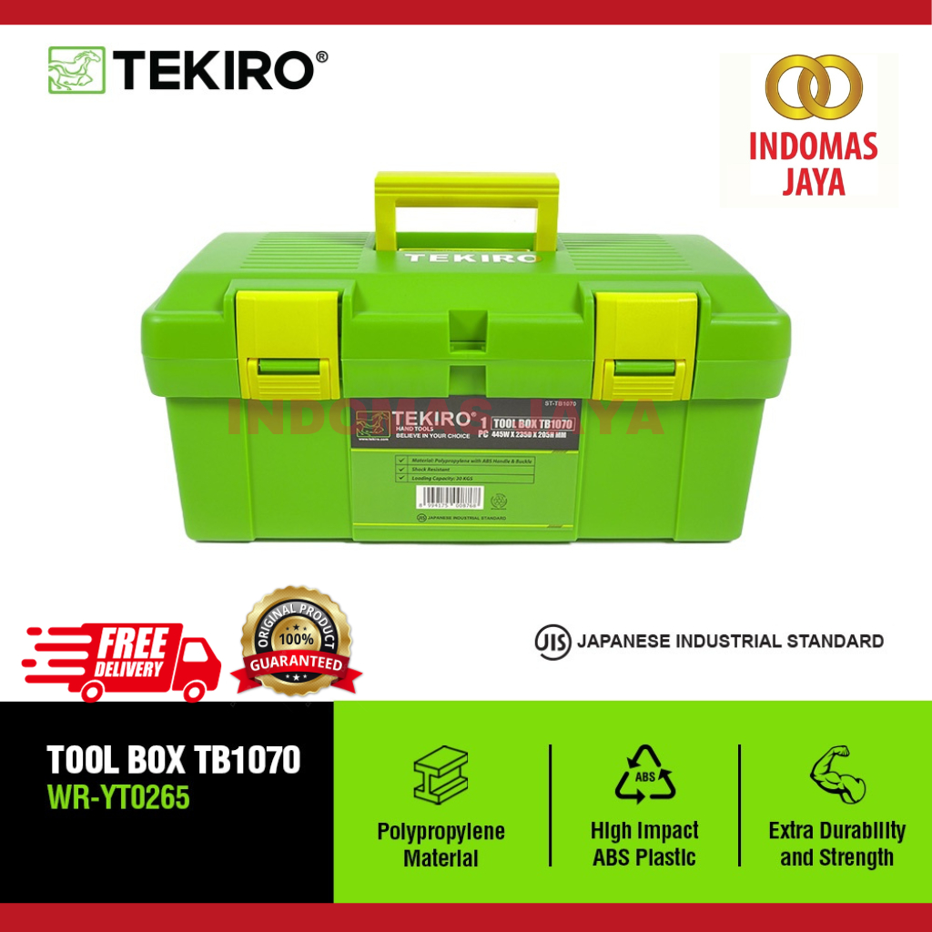 กล่องเครื่องมือ Tekiro TB 902 (0210) / เครื่องมือพลาสติก / เครื่องมือ - กล่องเครื่องมือ Tekiro พลาสต