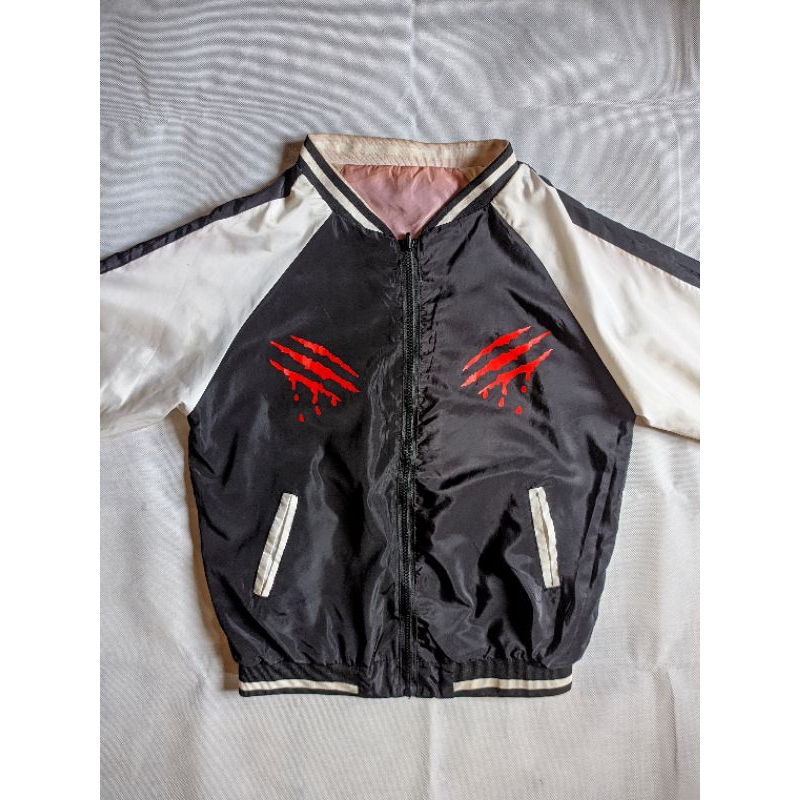 เสื้อแจ็คเก็ต Sukajan trift กลับด้านได้รอบ 2 in 1 murayama