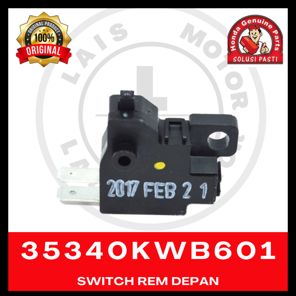 สวิตช์เบรคหน้า AHM KWB 35340KWB601 ดั้งเดิม