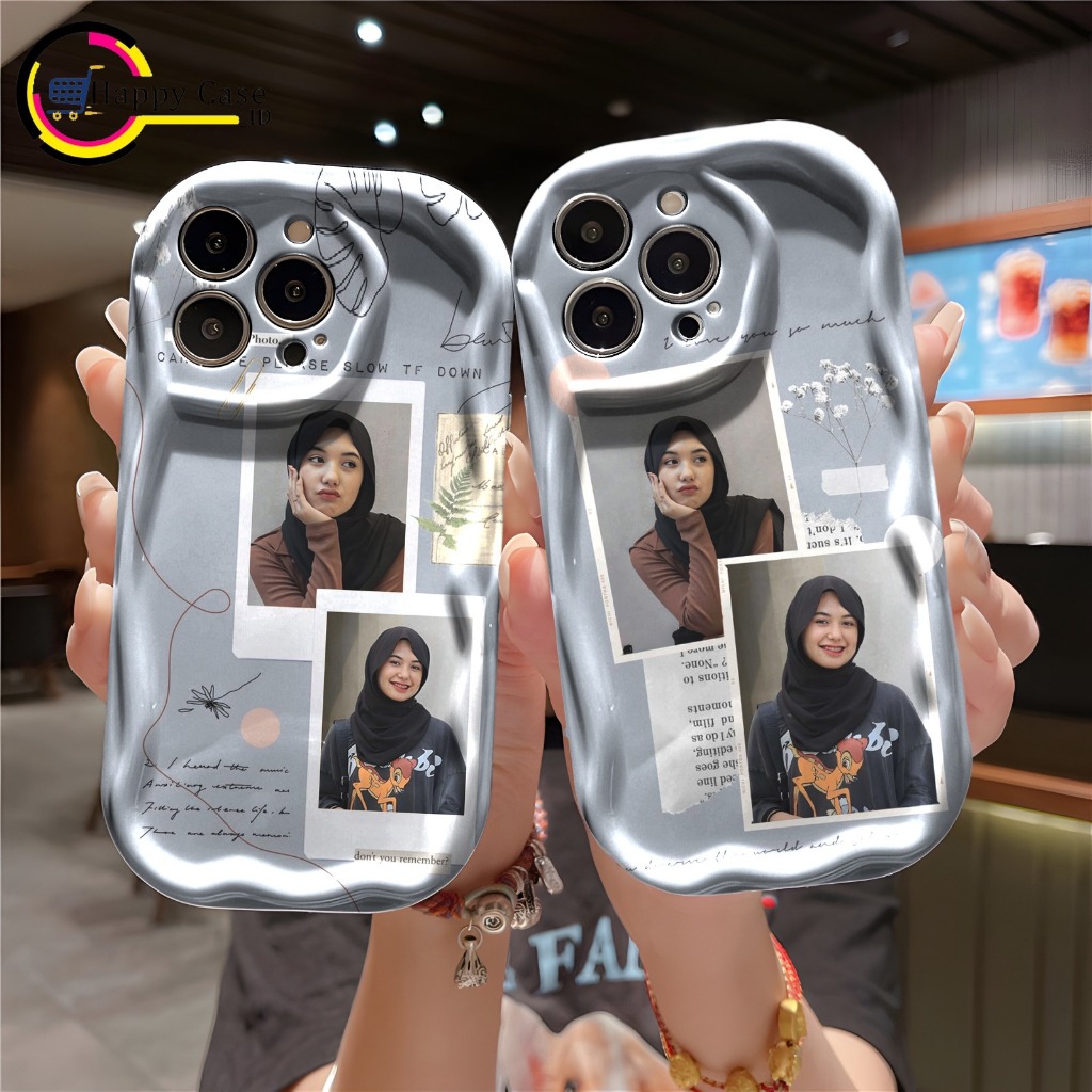 SOFTCASE พื้นผิวและ IMD GLOSSY CUSTOM REQUEST BEAUTIFUL POLAROID PHOTOS สําหรับ A54 M04S RENO 4 4F C