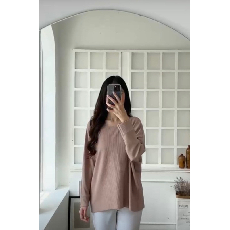 UNIQLO KNIT WOMAN BLOUSE พรีเมี่ยม