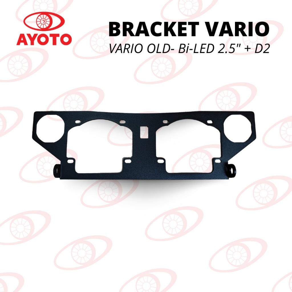 BRACKET / MOUNT RETROFIT MOTORCYCLE PROJECTOR BILED ขนาด 2'5IN & 3IN IRON PLATE THICKNESS 2MM & 3MM - รูปที่ 4