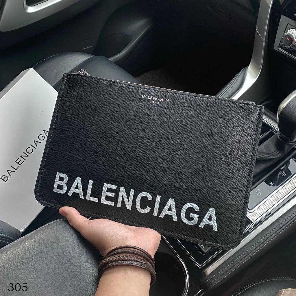 Mens Clutch Man Skin Black 305 (FreePocketKain+Bubble Wrap)