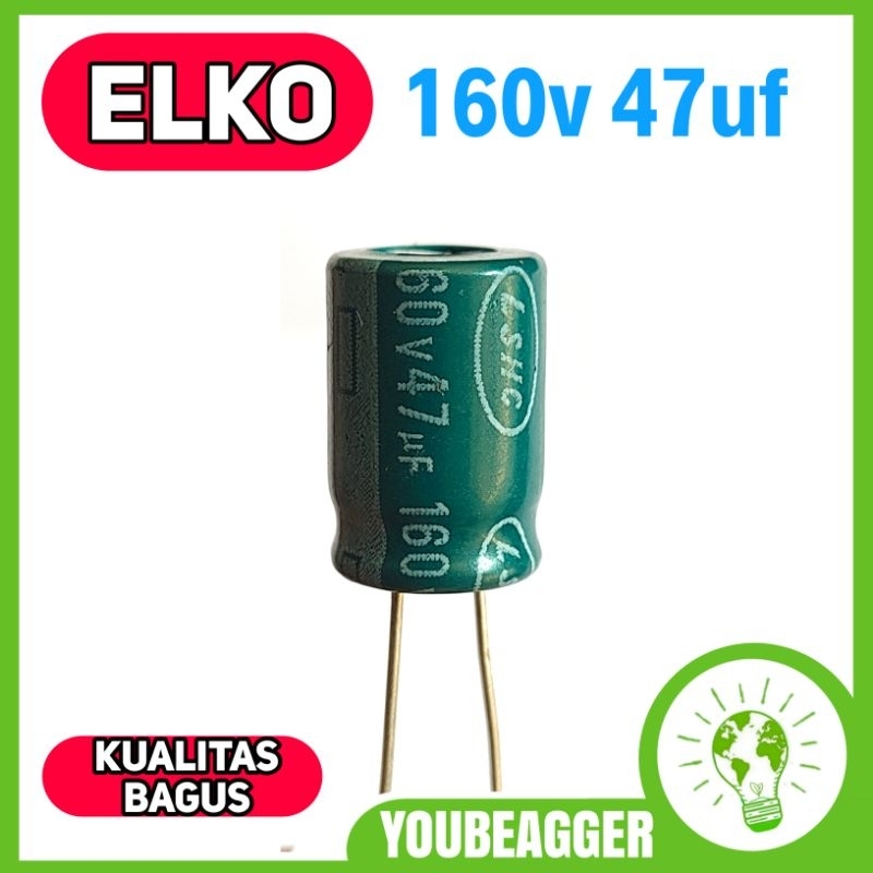 กวางเอลโก้ 160v 47uf