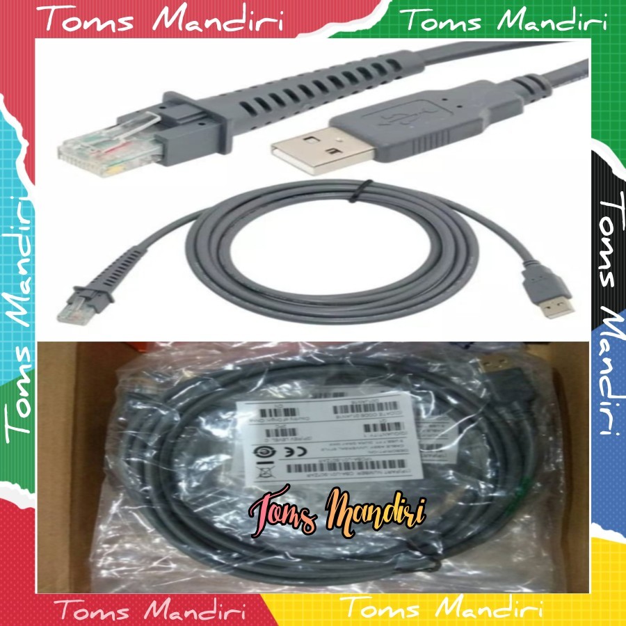 SYMBOL LS-2208 สาย USB BARCODE SCANNER