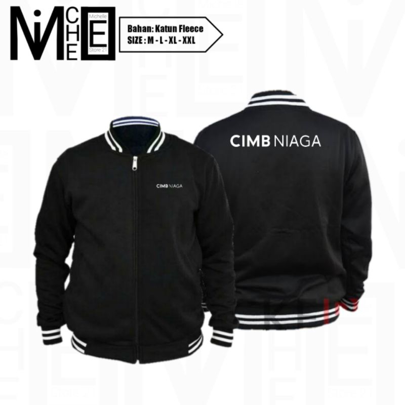 เสื้อแจ็คเก็ตเบสบอล Cimb Niaga