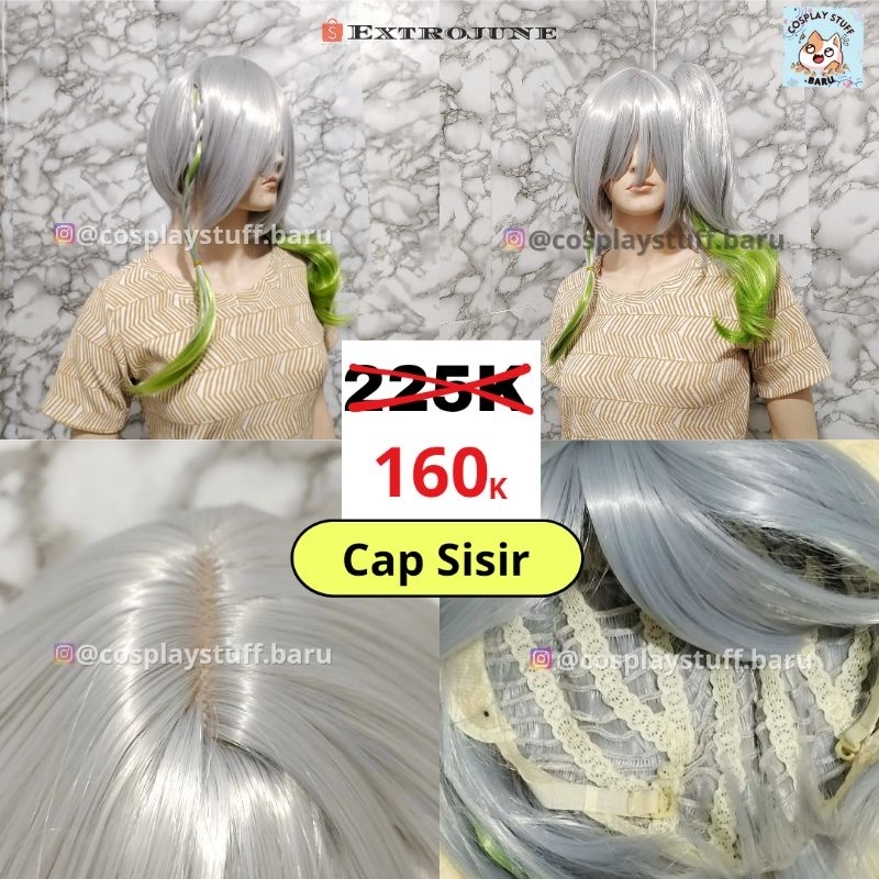 [READY] หวี WIG NAHIDA GENSHIN IMPACT CAP ใหม่ FAKE HAIR COSPLAY TER