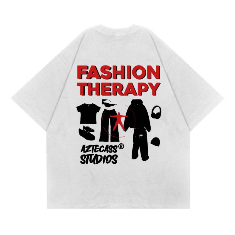 Aztecass OVERSIZED TEE FASHION THERAPY