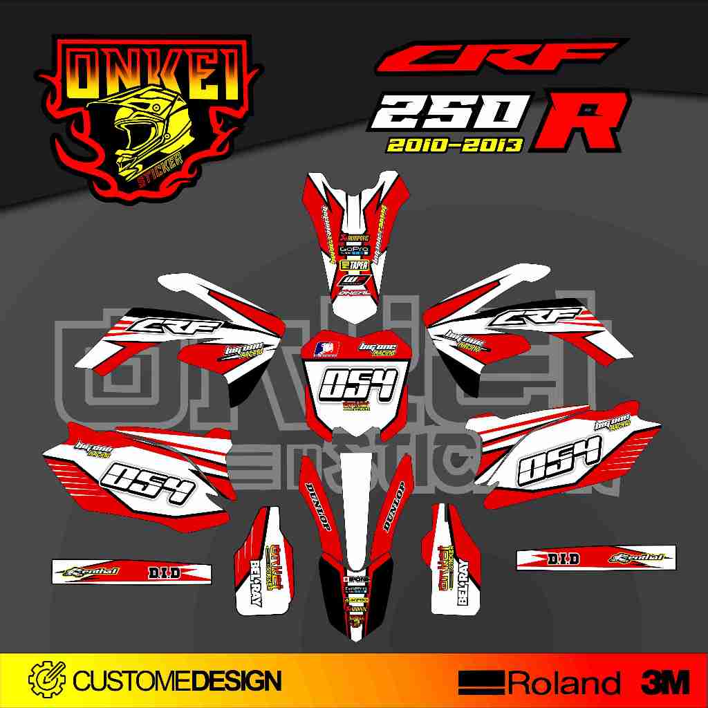 สติ๊กเกอร์ DECAL CRF 250 2010-2013 SC1