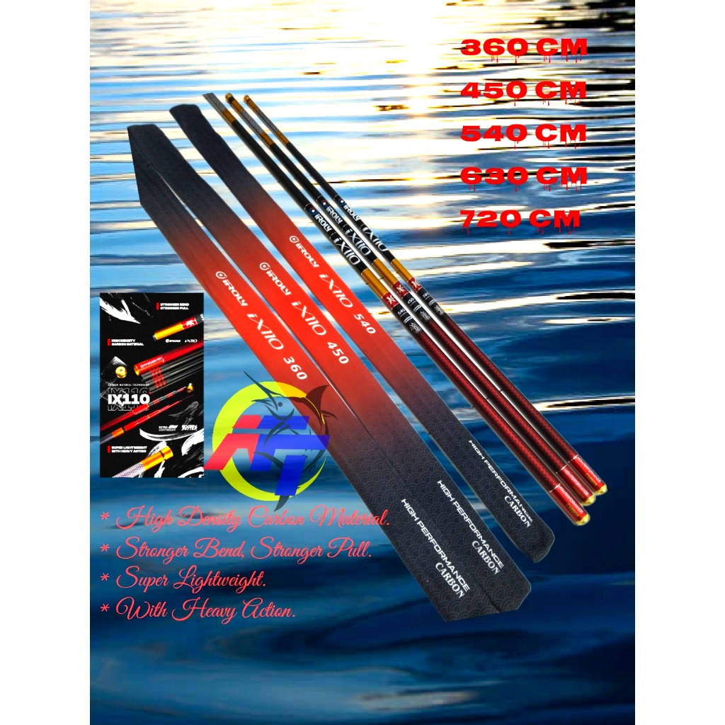 TEGEK / เสา IROLY IX110 HIGH PERFORMANCE CARBON MATERIAL Stiff Light