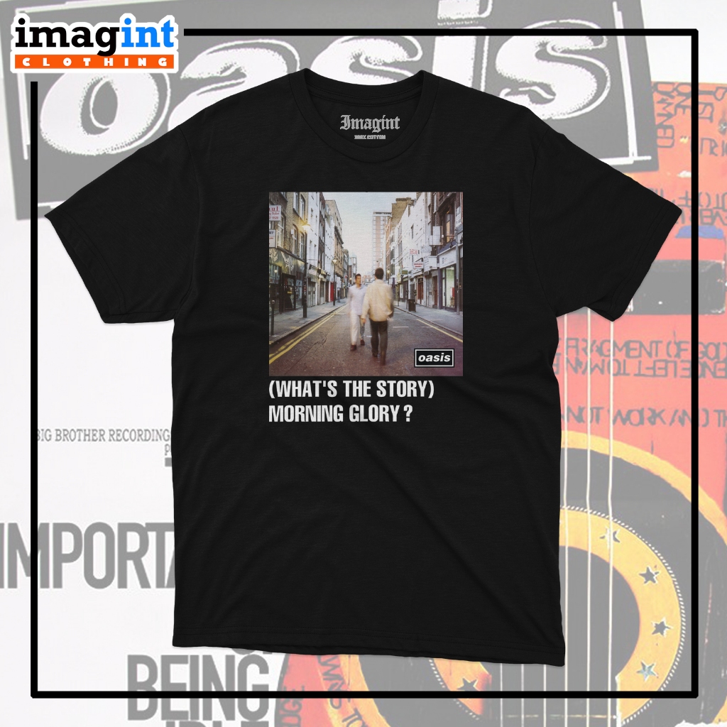 Oasis WHATS THE STORY MORNING GLORY BAND เสื้อยืด