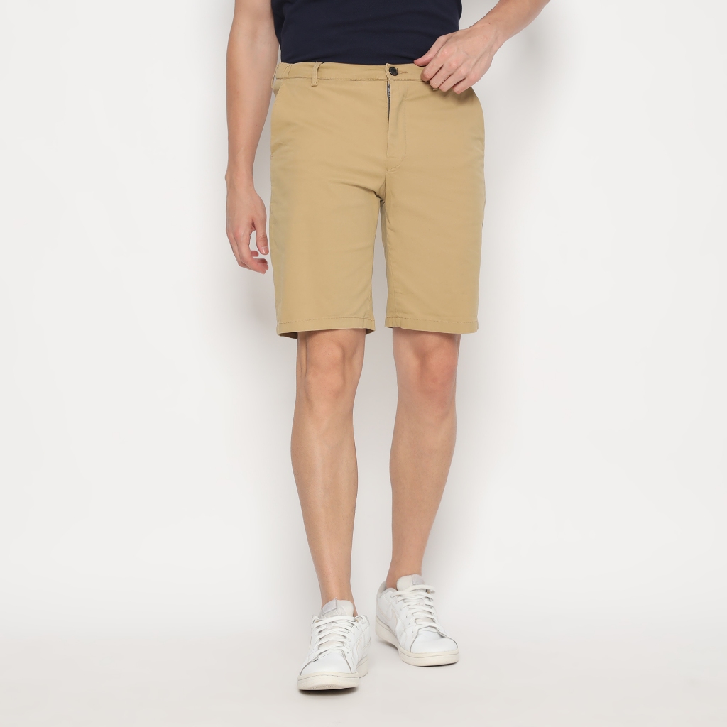 MON AKITA - Minami Men Chino Short Dark Khaki - กางเกงขาสั้นผู้ชาย