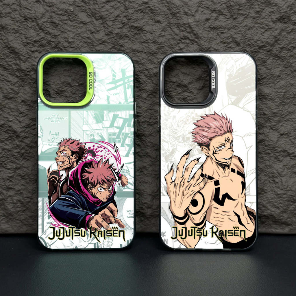 Hardcase Anime Iphone Series Case Hybrid Color IMD Softcase Casing Iphone JUJUJUUTSU KAISEN