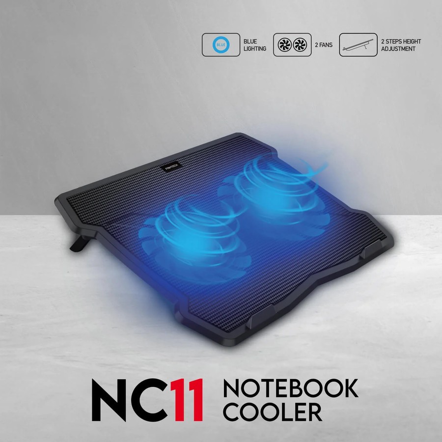 Fantech NC11 Notebook/Laptop Cooler Cooling Pad Fantech