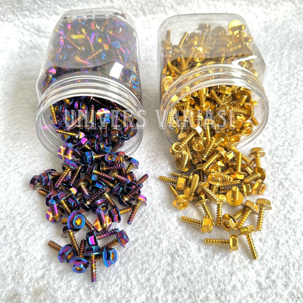 YAMAHA M5X15 BODY PROBOLT BOLT 20 PIECES GOLD TWOTONE STAINLESS HEN9 THAILAND IMPORT NONFLOWER LEXI 