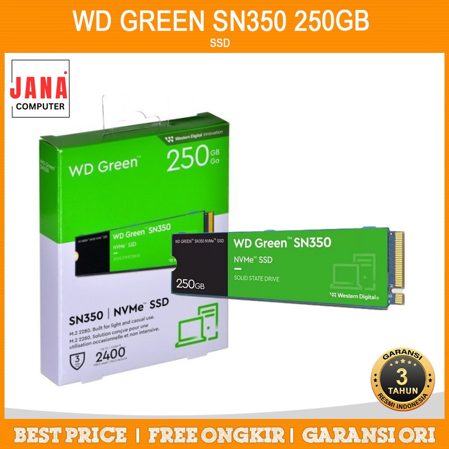 WD GREEN SN350 250GB SSD | SSD NVME GEN3