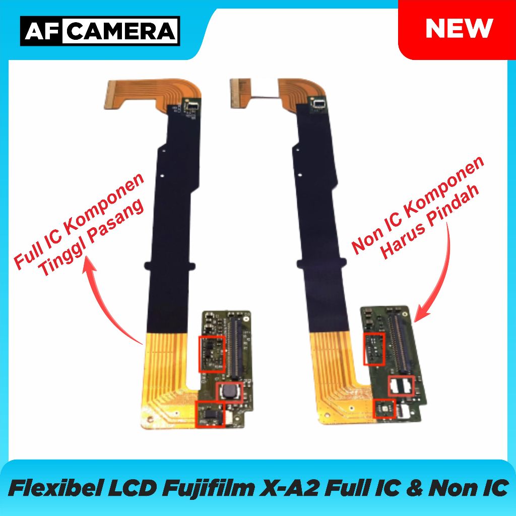 Fujifilm XA2 ยืดหยุ่น LCD Flex Cable Fuji XA-2