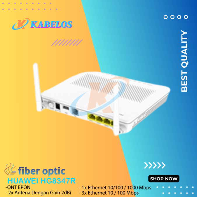 Huawei HG8347R Call ONT Wireless ใหม่|ONU HG8347R Huawei ภาษาอังกฤษ
