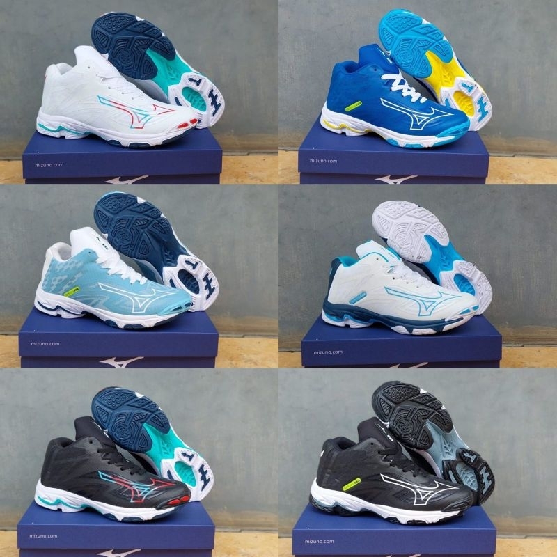 รองเท้าวอลเลย์บอล Mizuno z7 สําหรับผู้ชายและผู้หญิง wlz7 ล่าสุด รองเท้าบาสเก็ตบอลแสงคลื่น Mizuno