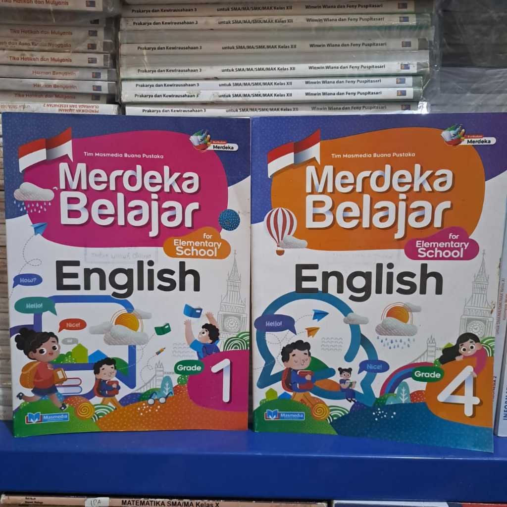 SMOOTH USED BOOK MASMEDIA - INDEPENDENT LEARNING ENGLISH GRADE 1/4 SD K MERDEKA