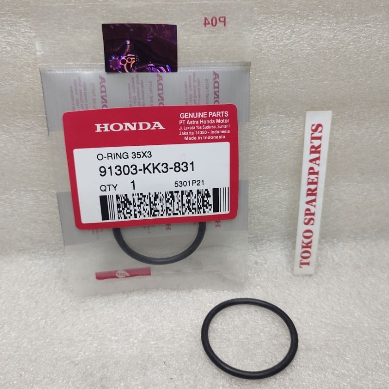 91303-KK3-831 original Tiger GL Pro Mega Pro ฝาครอบวาล์ว Oring