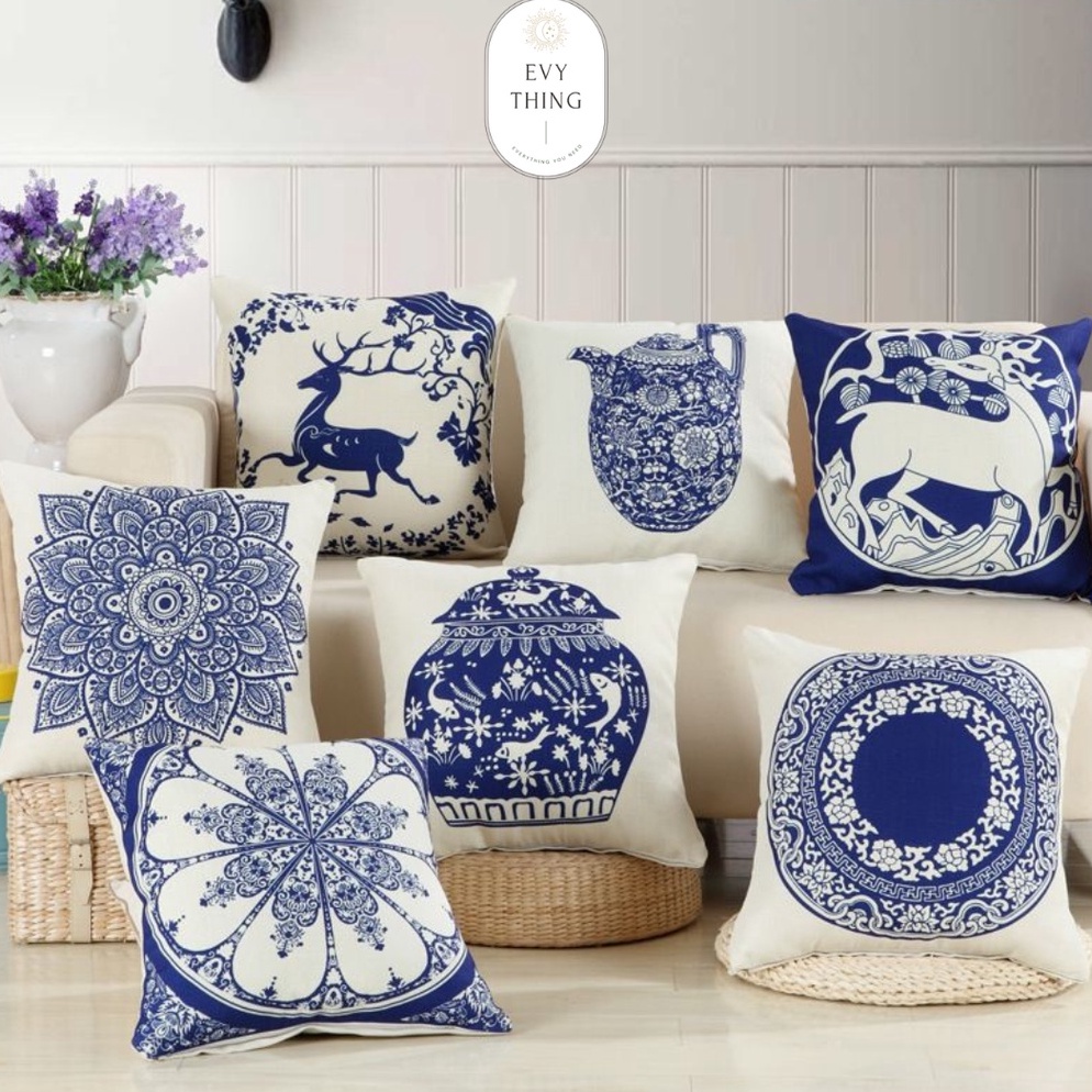 ขายดี.. EvyThing Unique Bohemian Motif Pillow 45x45CM