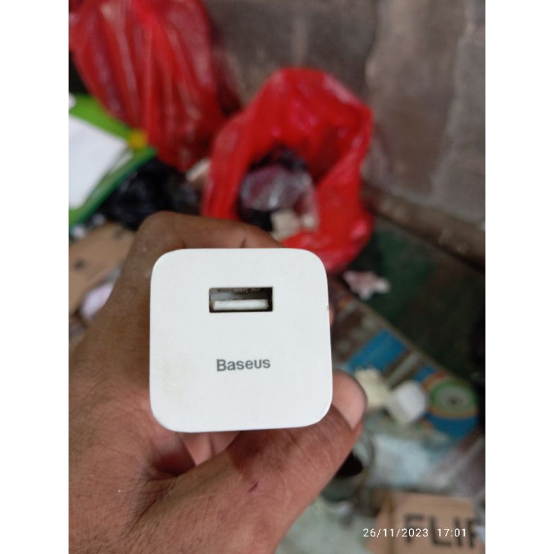 Batok charger baseus 24 วัตต์ original fastcharhing