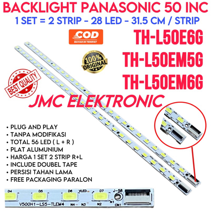 PANASONIC LED TV BACKLIGHT 50 นิ้ว TH-L50E6G TH-L50EM6G TH-L50EM5G THL50E6G THL50EM5G THL50EM6G 50G 