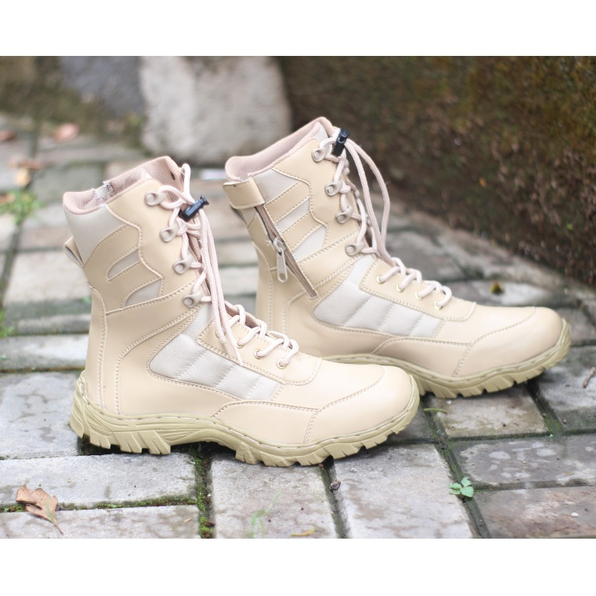 PDL Tactical Desert Satpol PP Pns Ministry of Defense Safety รองเท้า 9 นิ้ว