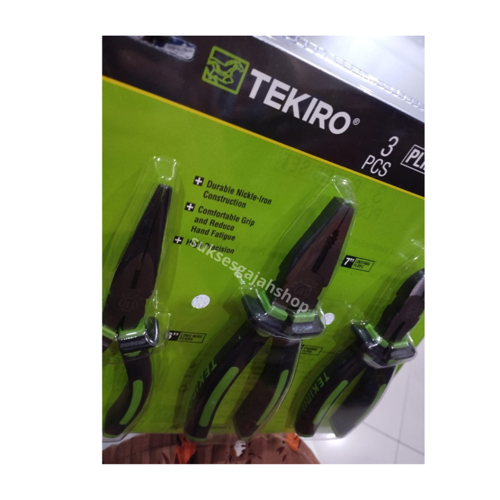 TEKIRO PLIERS SET 3 ชิ้น / PLIERS SET 3 ชิ้น TEKIRO