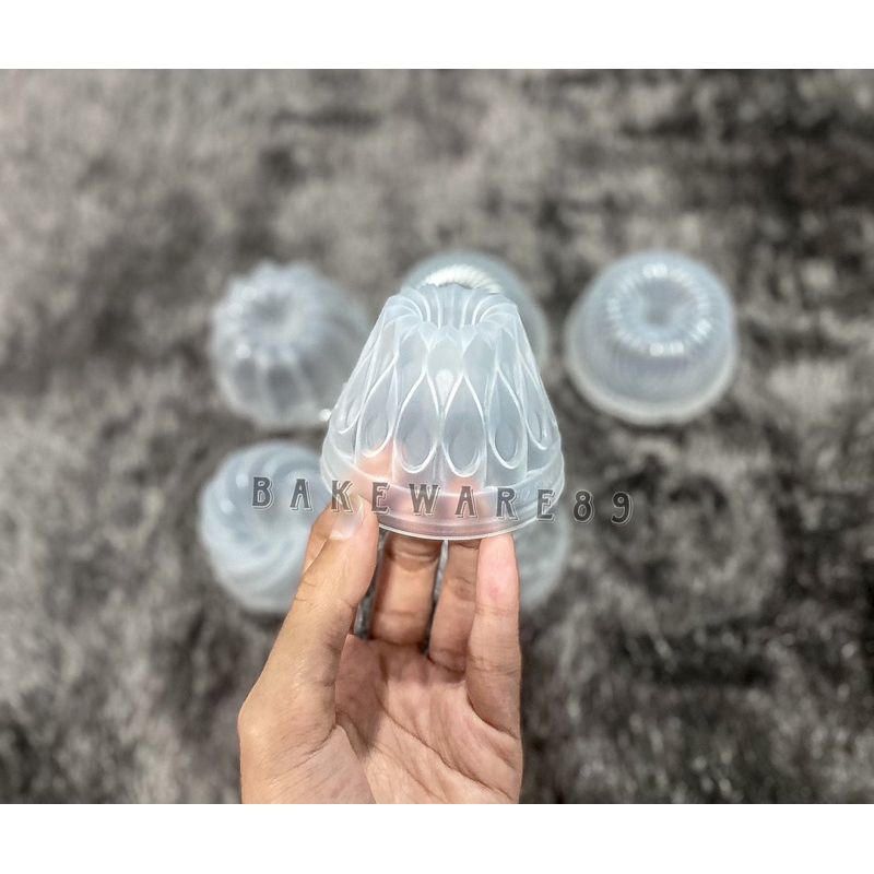 Royal Motif Viral Mini Pudding Mold ประกอบด้วยแม่พิมพ์เค้กฟองน้ํานึ่ง 12 ชิ้น
