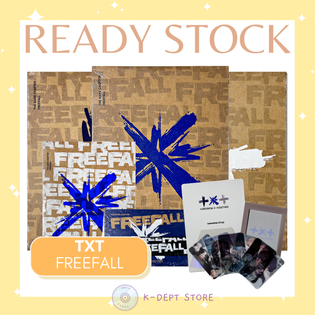 TXT TOMORROW X TOGETHER FREEFALL PHOTOBOOK GRAVITY WEVERSE ALBUM