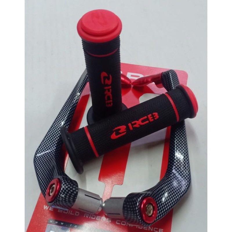 PROGUARD CARBON SABIT MOTORCYCLE VARIATION PACKAGE PLUS + HANDGRIP RCB HG55/HG66 UNIVERSAL QUEEN JAY