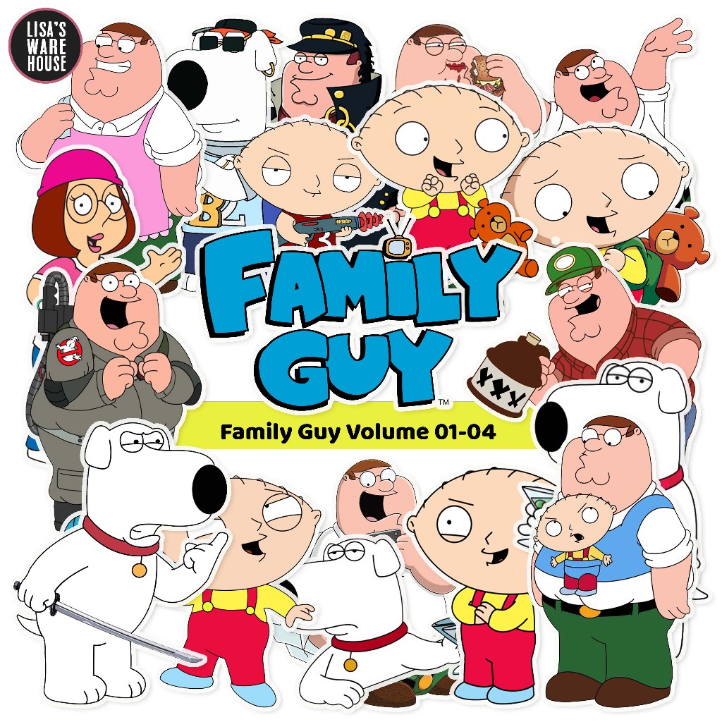 Family Guy Sticker เล่ม 01-04