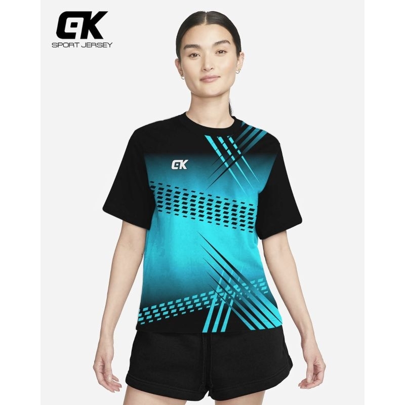 JUMBO เสื้อกีฬาผู้หญิง 1 ชุดผู้หญิง VOLLEYBALL JERSEY GIRLS BADMINTON เสื้อยืดผู้หญิงพิมพ์ TRAINING 